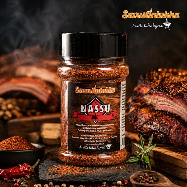 Nassu, Suomen paras* possu-rub, iso 230g t&ouml;lkki