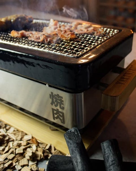 YAKINIKU-grilli, PRO-Malli, keskikoinen, suorakulmio  (Shichirin- | Konro- & Yakitori -grilli)