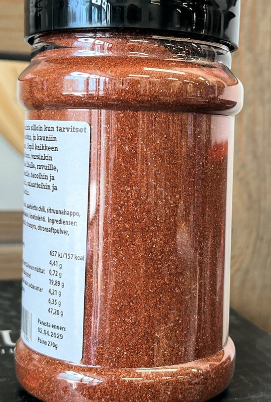 &iexcl;Ay, Caramba! - Savustintukun mauste, 270g t&ouml;lkki